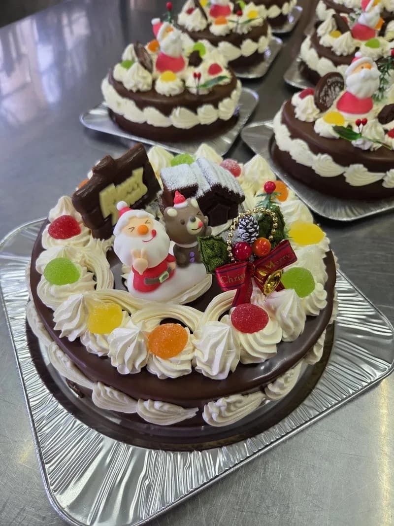 お菓子のみよしやのクリスマスケーキ